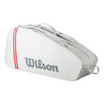 Wilson Wilson Tour Borsa Per Racchetta Da 6-Bianco