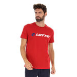 Lotto Lotto MSC II Logo Tee Maglietta Uomini-rosso scuro