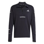 Abbigliamento adidas adidas adi365 Warm Half-Zip Camicia da corsa Uomini-nero