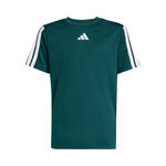 Abbigliamento adidas adidas Essentials 3Stripes Maglietta Ragazzi - verde scuro, bianco