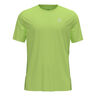 Zeroweight Chill-Tec Crew Neck Camicia da corsa Uomini - lime, 