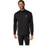 Core Winter 1/2 Zip Camicia Da Corsa Uomini-Nero