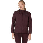 Abbigliamento ASICS ASICS Road Giacca da corsa Donna-rosso scuro
