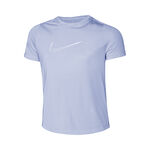 Abbigliamento Nike Nike Dri-Fit One GX Maglietta Ragazze - grigio-blu, 