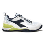 Scarpe da tennis Diadora Diadora Blushield Torneo 2 Scarpa Per Terra Rossa Uomini-Bianco,Blu