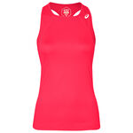 Abbigliamento ASICS ASICS Club Canottiera Donna-Corallo,Bianco