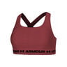 Crossback Mid Reggiseni Sportivi Donna-Vino Rosso