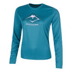 Abbigliamento ASICS ASICS Fujitrail Logo Manica lunga Donna - blu, 
