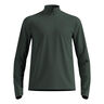 Essential Thermal Midlayer 1/2 Zip Camicia Da Corsa Uomini-Oliva