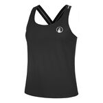 Abbigliamento da tennis Quiet Please Quiet Please Serve & Volley Canottiera Donna-nero