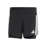 Abbigliamento adidas adidas Adizero 2in1 Pantaloncini da corsa Uomini - nero, bianco