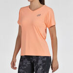 Abbigliamento Bullpadel Bullpadel Eches Maglietta Donna-Albicocca