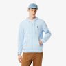 Core Lifestyle Zip Felpa Uomini-Blu Chiaro