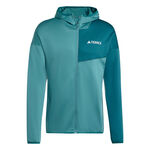 Abbigliamento adidas adidas  Terrex XPR Light Fleece Giacca da corsa Uomini - verde scuro, verde