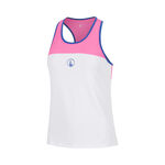 Abbigliamento Quiet Please Quiet Please Racerback Canottiera Ragazze - rosa, bianco