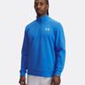 Armour Fleece 1/4 Zip Manica Lunga Uomini-Blu,Bianco