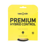 Tennis-Point Tennis-Point Premium Hybrid Control Set Di Corde-Colori Naturali,Nero