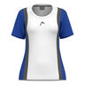 Club 25 Tech Maglietta Donna-Bianco,Blu