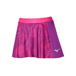 Abbigliamento Mizuno Mizuno Charge Printed Flying Gonna Donna-Viola
