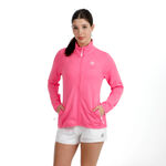 Abbigliamento da tennis BIDI BADU BIDI BADU Crew 2.0 Giacca da allenamento Donna-rosa