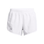 Abbigliamento Under Armour Under Armour Fly By 3in Pantaloncini Da Corsa Donna-Bianco