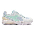 Scarpe da tennis Diadora Diadora  Blushield Torneo 3 Scarpa per terra rossa Donna-bianco, verde