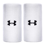 Abbigliamento Under Armour Under Armour 6in Performance Polsino anti sudore Confezione da 2 Unisex - bianco, nero