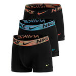 Abbigliamento Nike Nike Dri-Fit Essential Micro Trunk Boxer Confezione da 3 Uomini - nero, nero