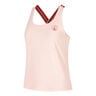 Endlessly Serve & Volley 2.0 Canottiera Donna-Rosa,Multicolore