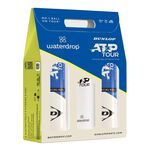 Palline Da Tennis Dunlop ATP Tour 2x 4PET + Waterdrop Promotion Package