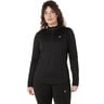 Core Winter 1/2 Zip Camicia Da Corsa Donna-Nero