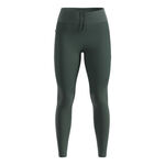 Abbigliamento Odlo Odlo Zeroweight Warm Reflective Calzamaglia Da Corsa Donna-Oliva