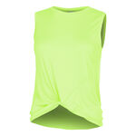 Abbigliamento Lucky in Love Lucky in Love Twist Front Canottiera Donna-Verde Neon