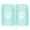 Long Polsino anti sudore Confezione da 2 Unisex - turchese, bianco