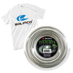 Solinco Solinco Tour Bite Rotolo Di Corde 200m-Argento