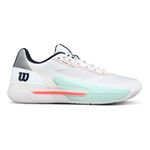 Scarpe da tennis Wilson Wilson Rush Tour 5 Scarpa per terra rossa Uomini-bianco, turchese