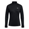 Tech 1/2 Zip Manica Lunga Donna-Nero