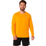 Abbigliamento ASICS ASICS Core Camicia da corsa Uomini-giallo