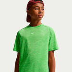 Abbigliamento da tennis Nike Nike Dri-FIT Multi Heather Maglietta Bambini-verde, bianco