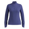 Zeroweight Warm Mid Layer 1/2 Zip Camicia Da Corsa Donna-Blu