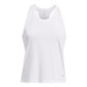 Streaker Singlet Top Da Corsa Donna-Bianco