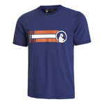 Abbigliamento Quiet Please Quiet Please Retro Block Maglietta Uomini - blu scuro, multicolore