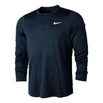 Abbigliamento Nike Nike Court Dri-Fit Half-Zip Manica lunga Uomini - blu scuro, 