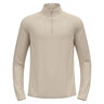 Zeroweight Warm Mid Layer 1/2 Zip Camicia Da Corsa Uomini-Argento