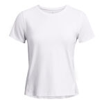 Abbigliamento Under Armour Under Armour Laser SS Camicia Da Corsa Donna-Bianco