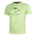 Abbigliamento ASICS ASICS Fujitrail Logo Camicia da corsa Uomini - lime, oliva