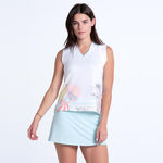 Abbigliamento Lucky in Love Lucky in Love Breeze Club V-Neck Canottiera Donna - bianco, multicolore