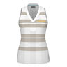 Performance Canottiera Donna-Bianco,Beige