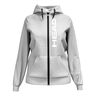 Club Original Full Zip Felpa Donna-Grigio Chiaro