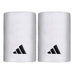 Abbigliamento adidas adidas Polsino anti sudore Confezione da 2 Unisex - bianco, nero